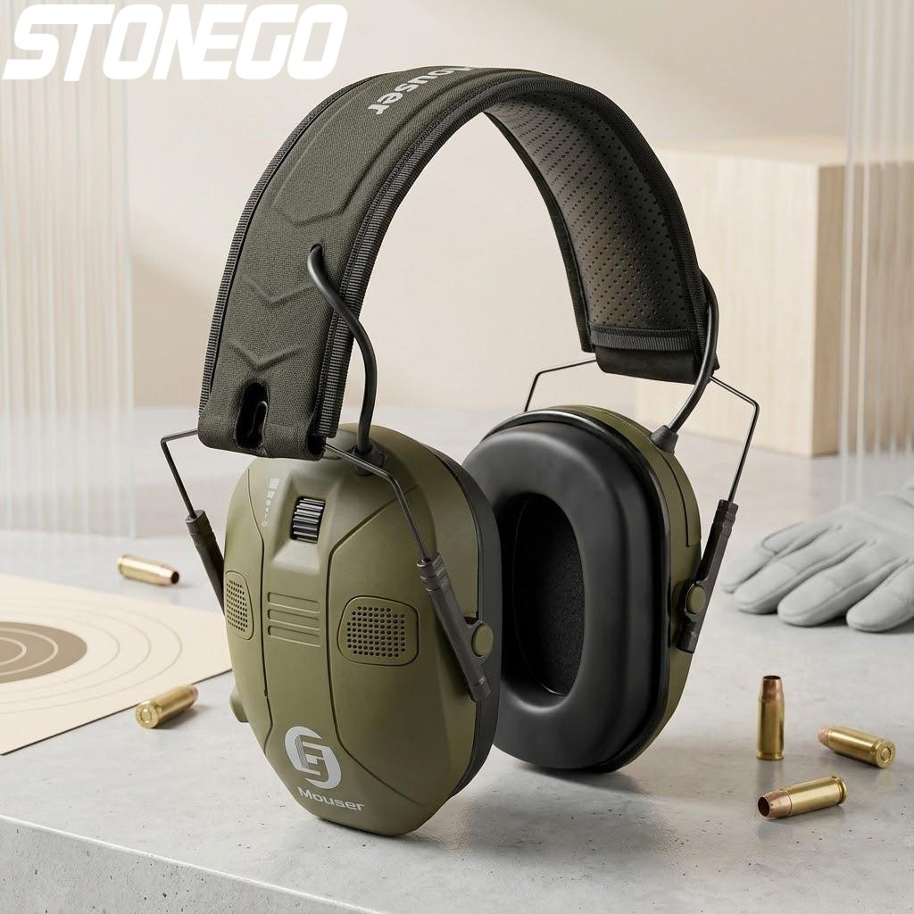 Earmuffs Foldable - Tactical Foldable Earmuffs 360 Sound Amplification