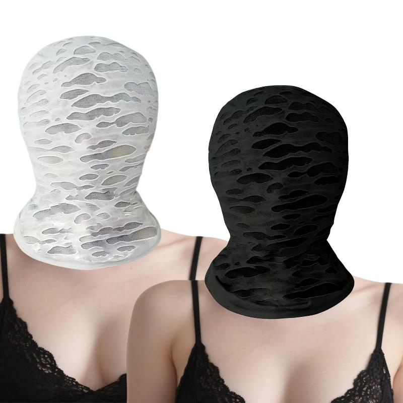 Balaclava Ski Mask - Gothic Punk Distressed Ripped Face Mask