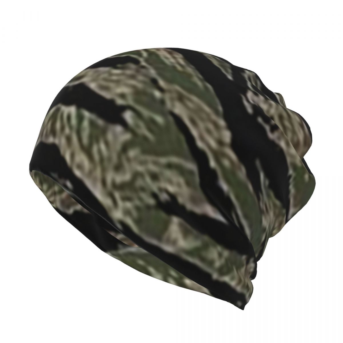 Tiger Stripe Camouflage Milita - Knit Beanie Hat Warm のレビューと価格