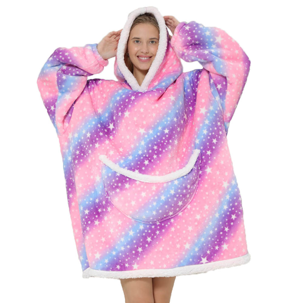 Lazy Hoodie Blanket Oversized  - Sherpa Hoodie Fleece のレビューと価格