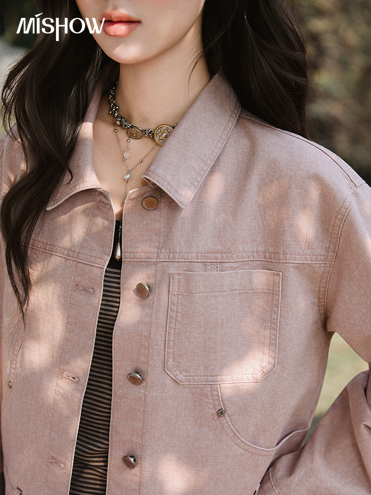 MISHOW Lapel Collar 100 Cotton - Down Jacket Packable のレビューと価格