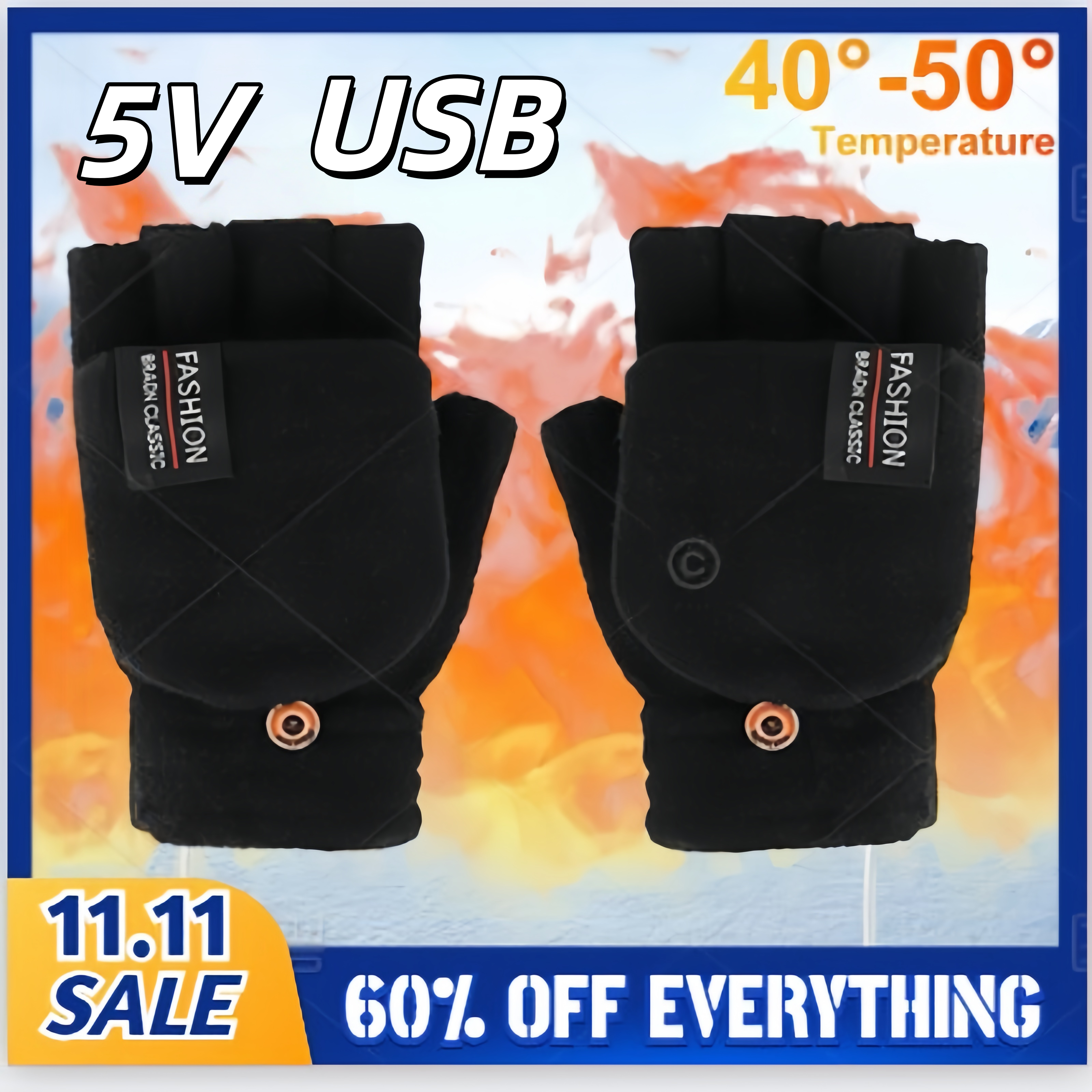 Electric USB Heating Gloves Ha - Hand Warmer Electric のレビューと価格