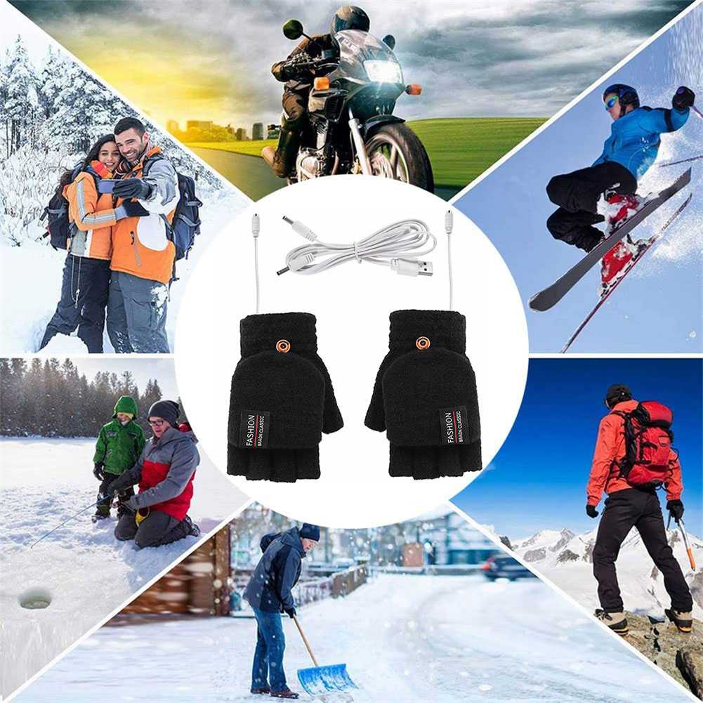 Electric USB Heating Gloves Ha - Hand Warmer Electric のレビューと価格