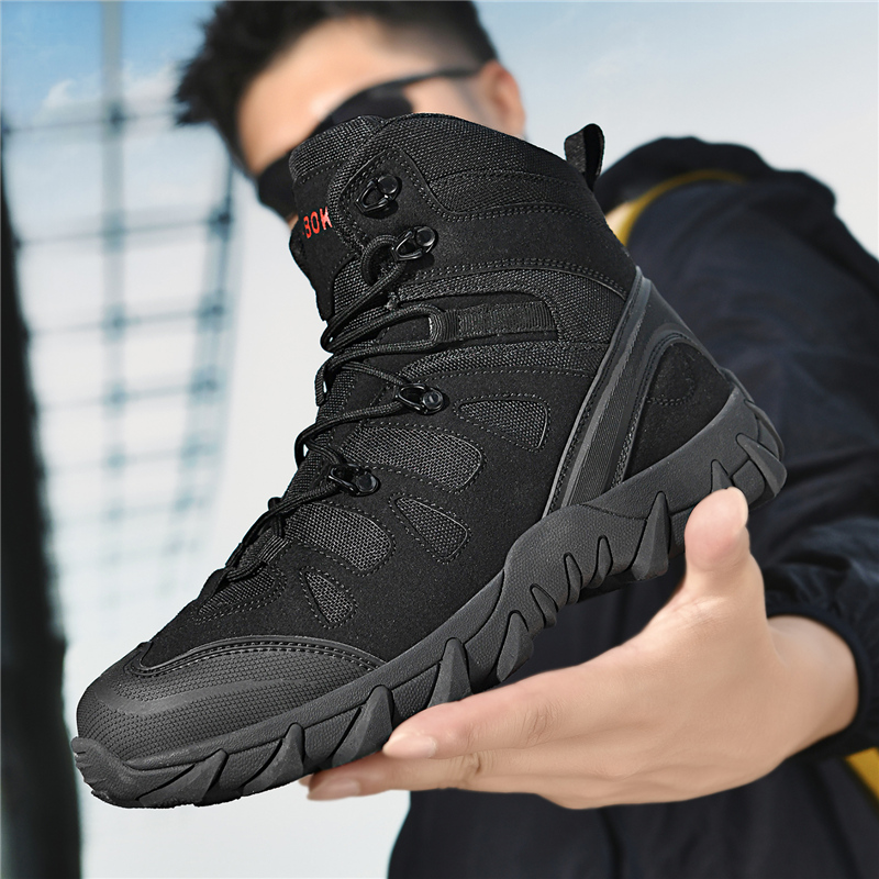 Men New Tactical Boots Trainin - Waterproof Winter Boot のレビューと価格
