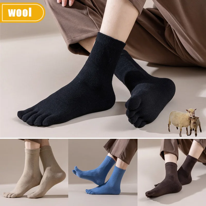 Mans Wool Five Finger Socks Sh - Thermal Sock Wool のレビューと価格