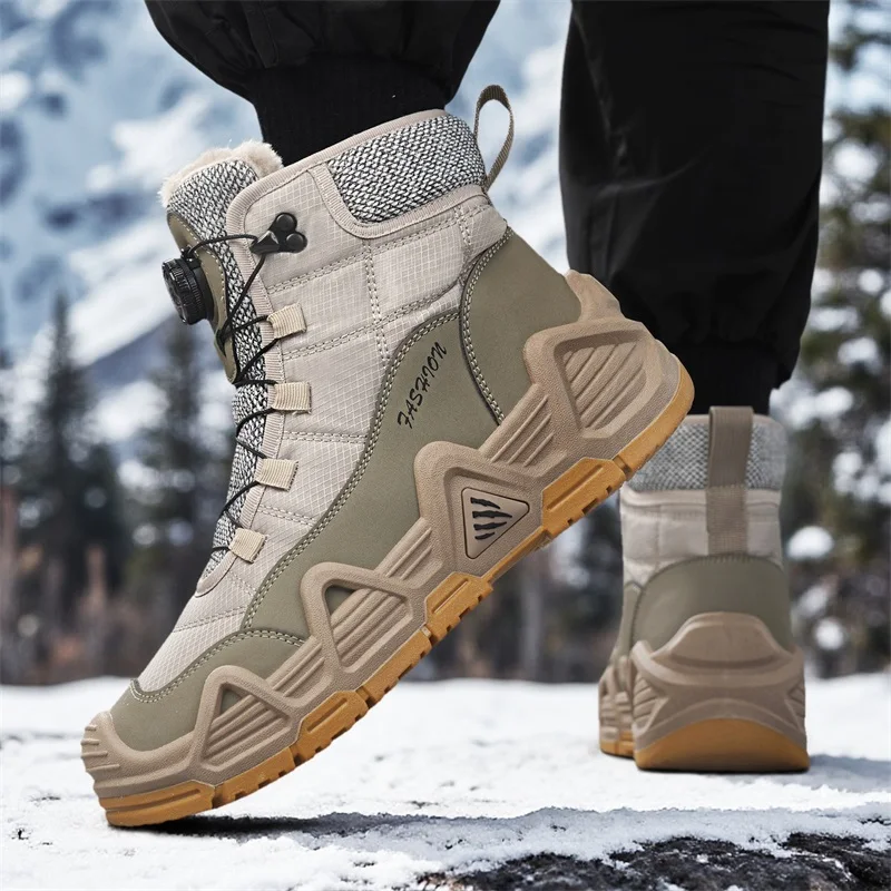 Warm Fur Outdoor Mens Combat T - Waterproof Winter Boot のレビューと価格