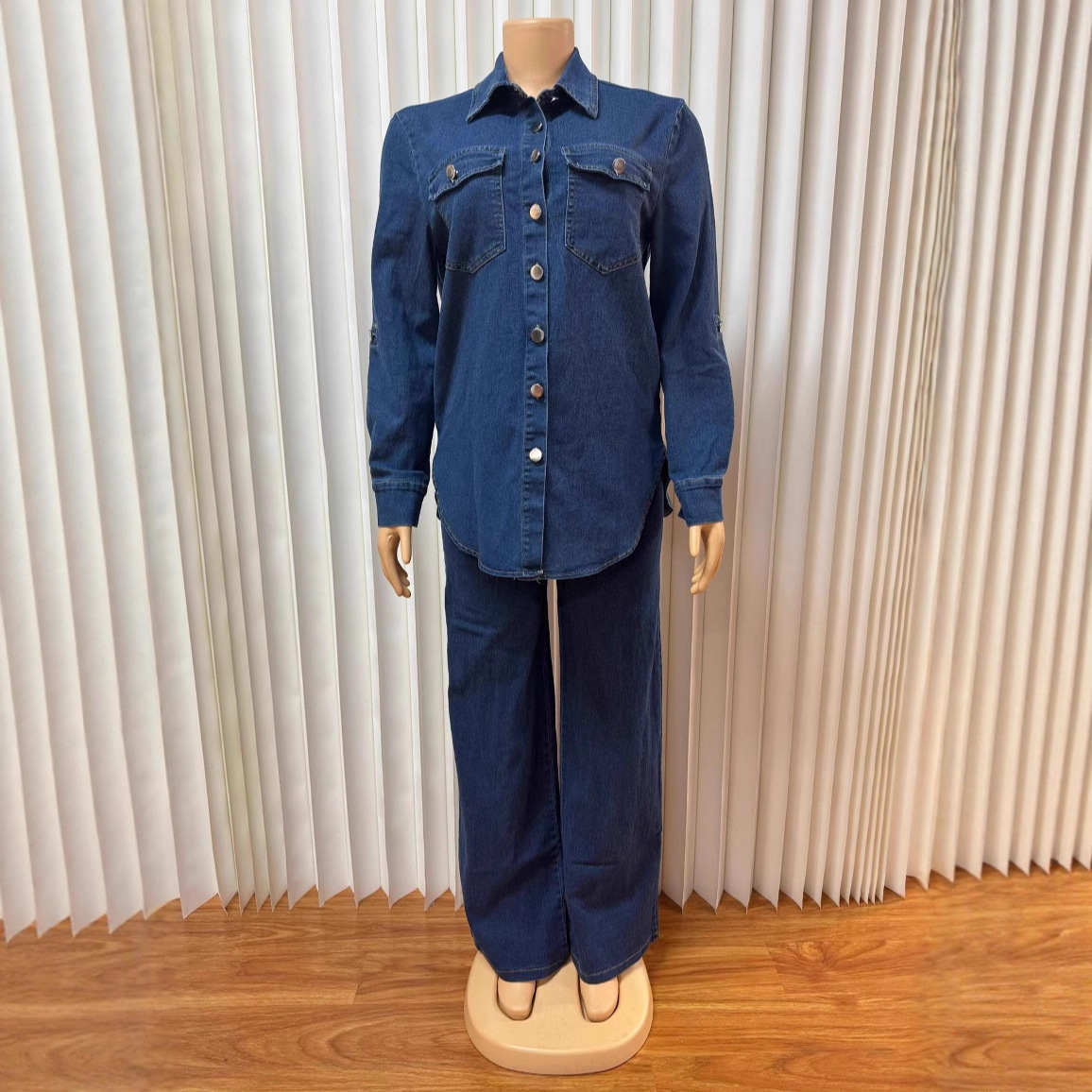 Jeans 2 Piece Sets Women Denim - Down Jacket Packable のレビューと価格