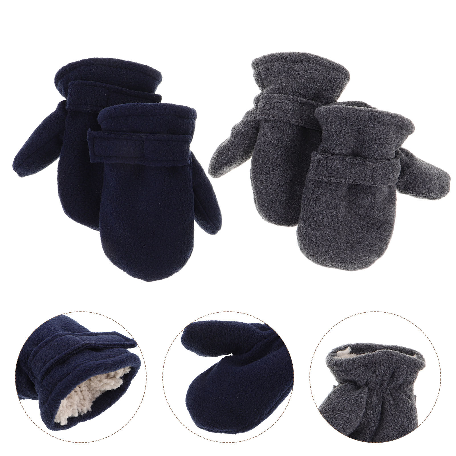 2Pairs Children Warm Gloves Po - Snow Glove Insulated のレビューと価格