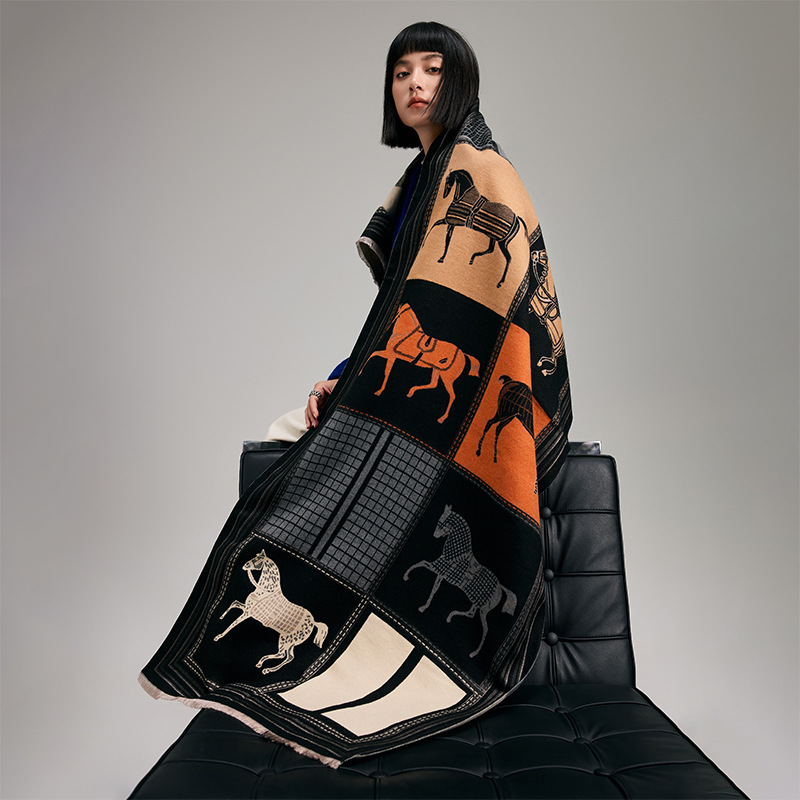 Luxury Scarf Women Winter Cash - Cashmere Pashmina Wrap のレビューと価格