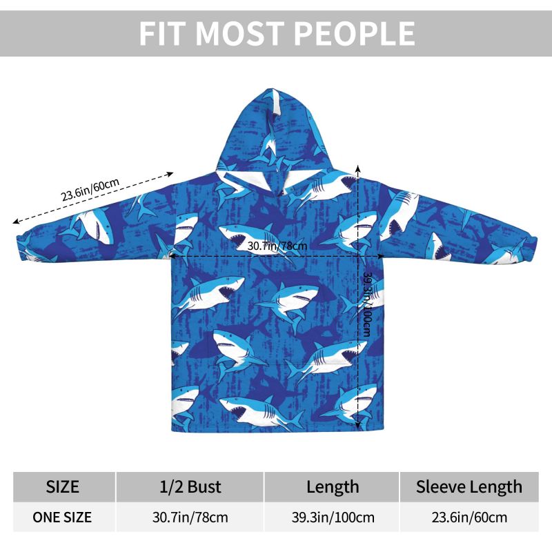 Wearable Blanket Hoodie Cartoo - Sherpa Hoodie Fleece のレビューと価格