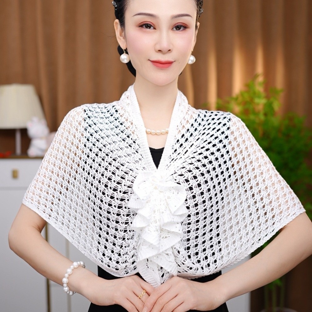Sparkly Design Hollow Out Card - Shawl Wrap Winter のレビューと価格