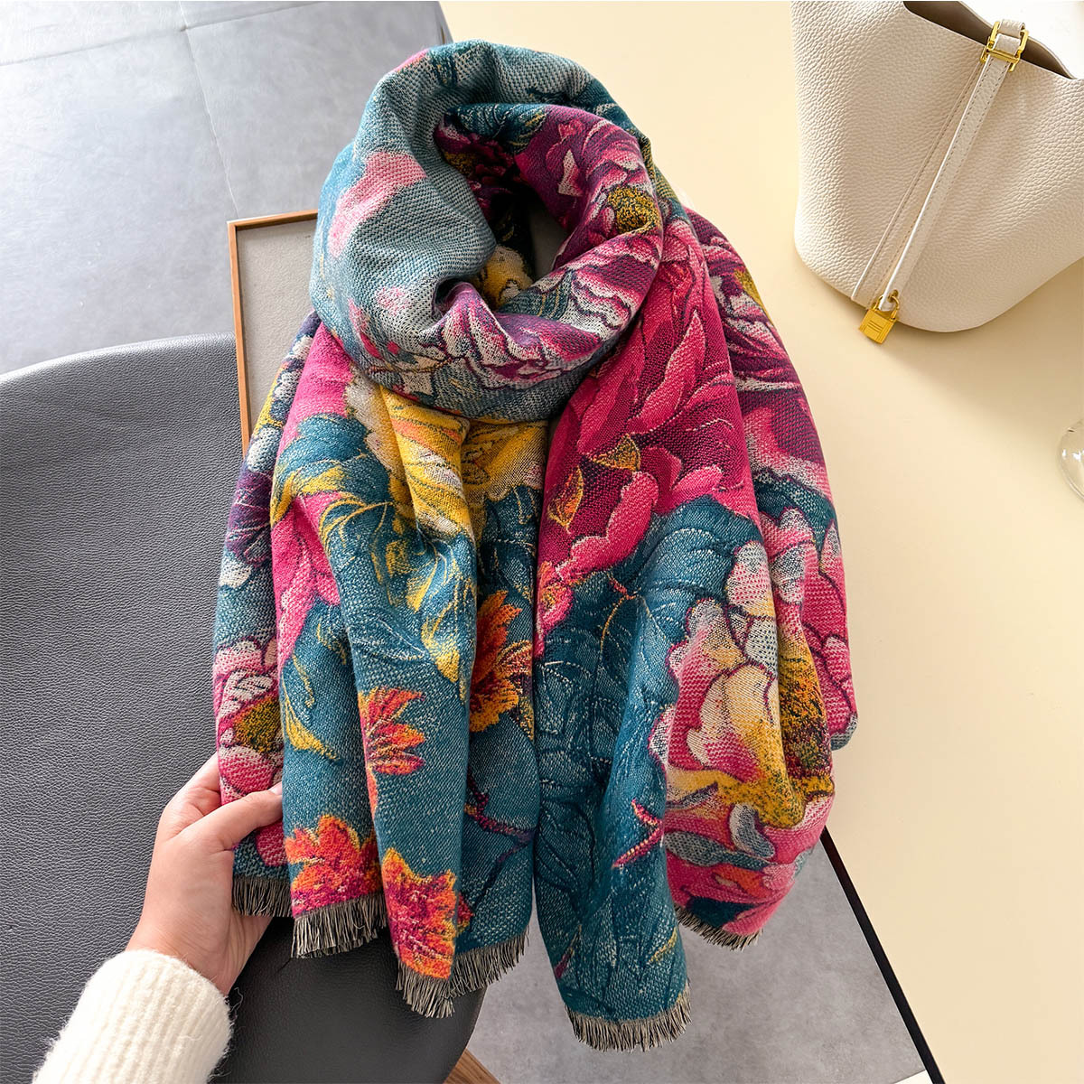 Warm Cashmere Scarf Women Shaw - Cashmere Pashmina Wrap のレビューと価格
