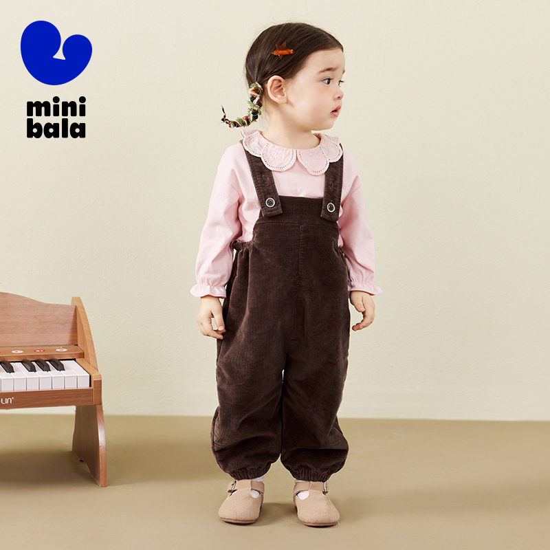 Mini Bala Kids Overalls Boys G - Corduroy Pant Warm のレビューと価格