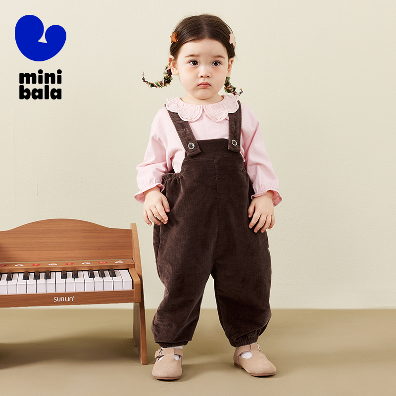 Mini Bala Kids Overalls Boys G - Corduroy Pant Warm のレビューと価格