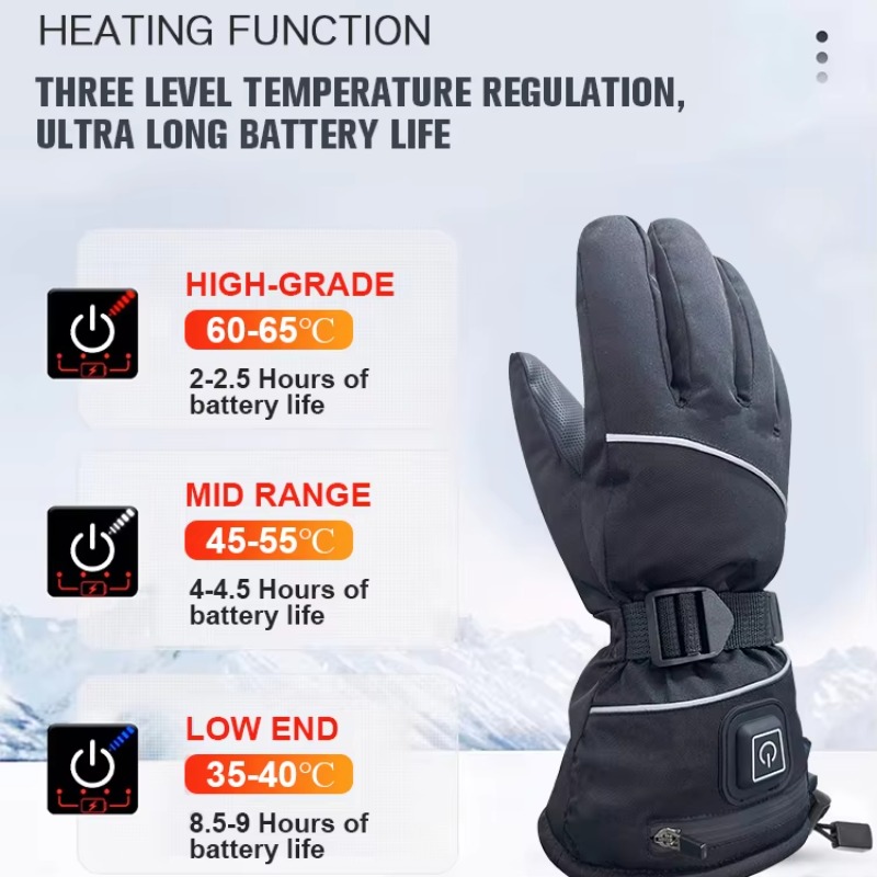 Snowboard Touchscreen Heat Win - Touch Screen Gloves のレビューと価格