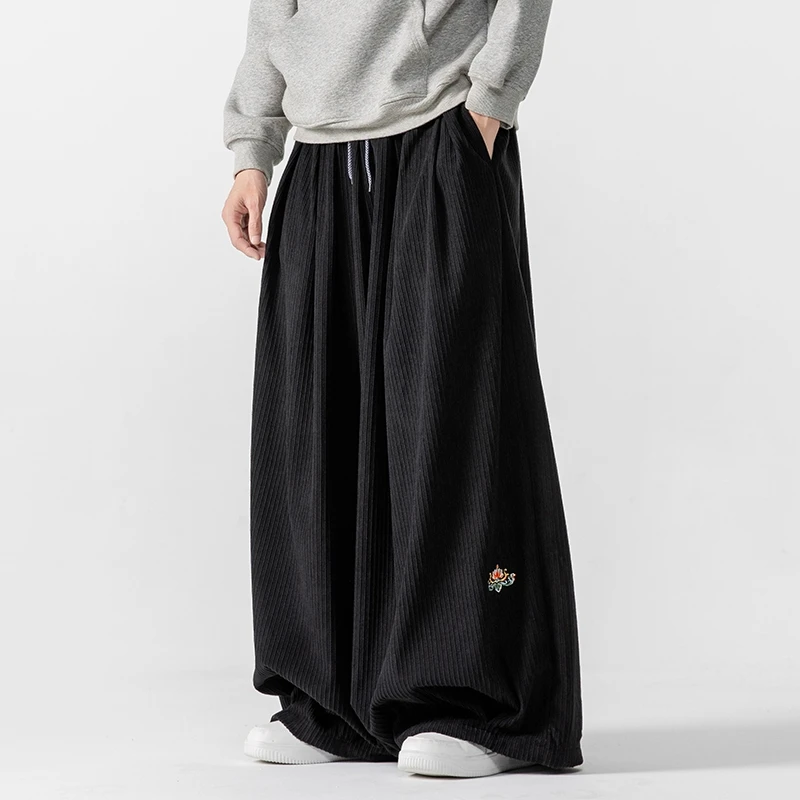 Men Corduroy Wide Leg Pants Me - Corduroy Pant Warm のレビューと価格
