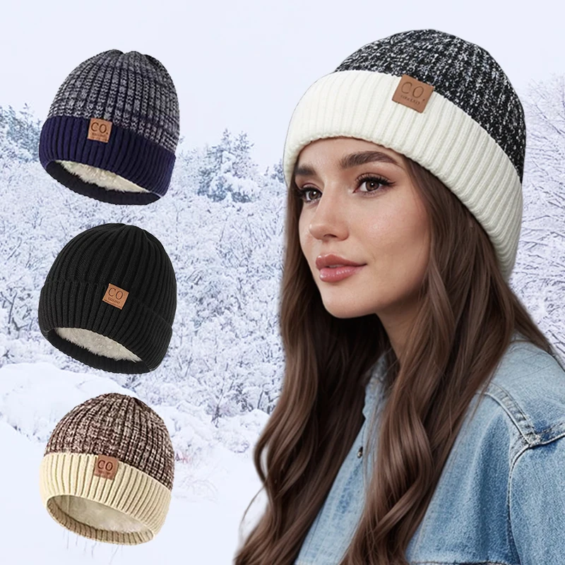 Women Brimless Cap Women Men W - Knit Beanie Hat Warm のレビューと価格