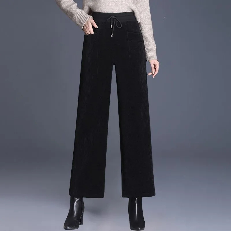 Autumn Winter Corduroy Wide Le - Corduroy Pant Warm のレビューと価格