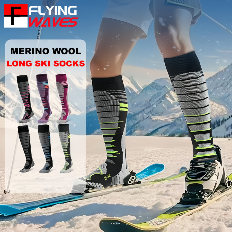 Merino Wool Ski Socks Cold Wea - Thermal Sock Wool のレビューと価格