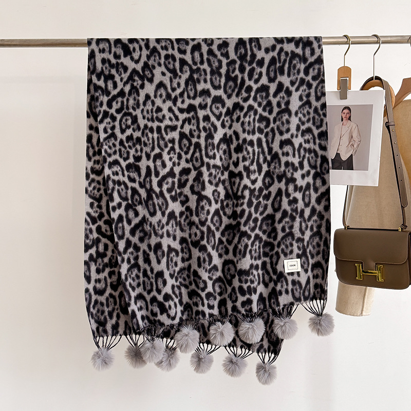 New Luxury Winter Leopard Two- - Cashmere Pashmina Wrap のレビューと価格