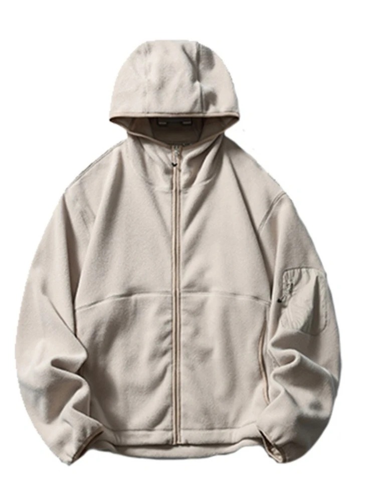 Mens Hoodie Autumn Winter Cott - Sherpa Hoodie Fleece のレビューと価格