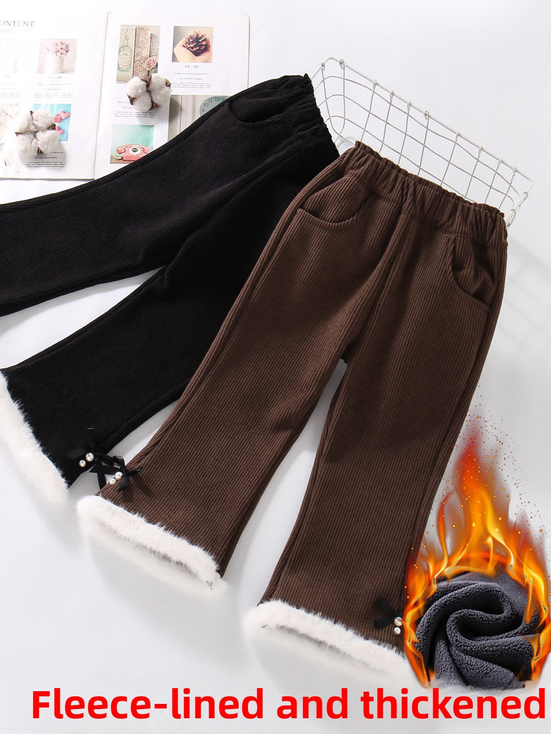 Thiened Fce Children's Bell Bo - Corduroy Pant Warm のレビューと価格