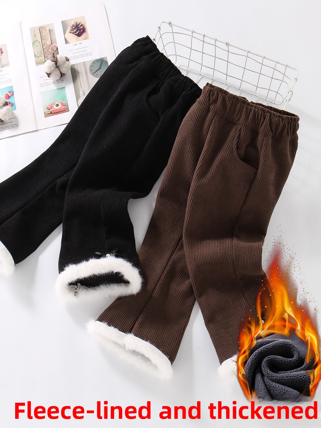 Thiened Fce Children's Bell Bo - Corduroy Pant Warm のレビューと価格