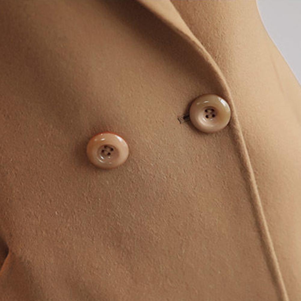 2025 Elegant Women Woolen Coat - Wool Coat Peacoat のレビューと価格