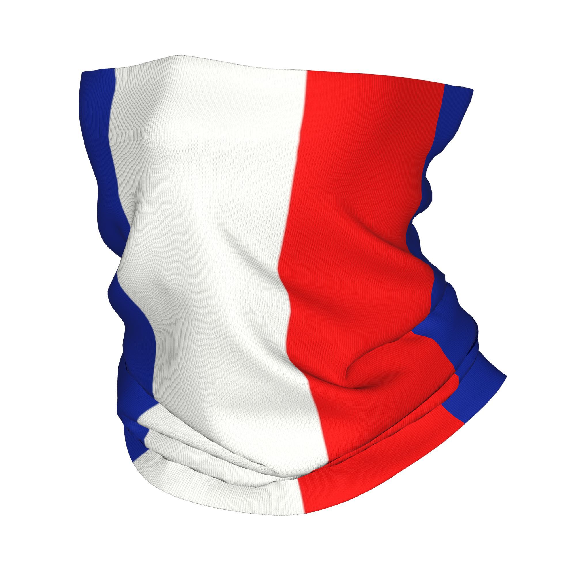 Custom French Flag France Band - Neck Gaiter Fleece のレビューと価格