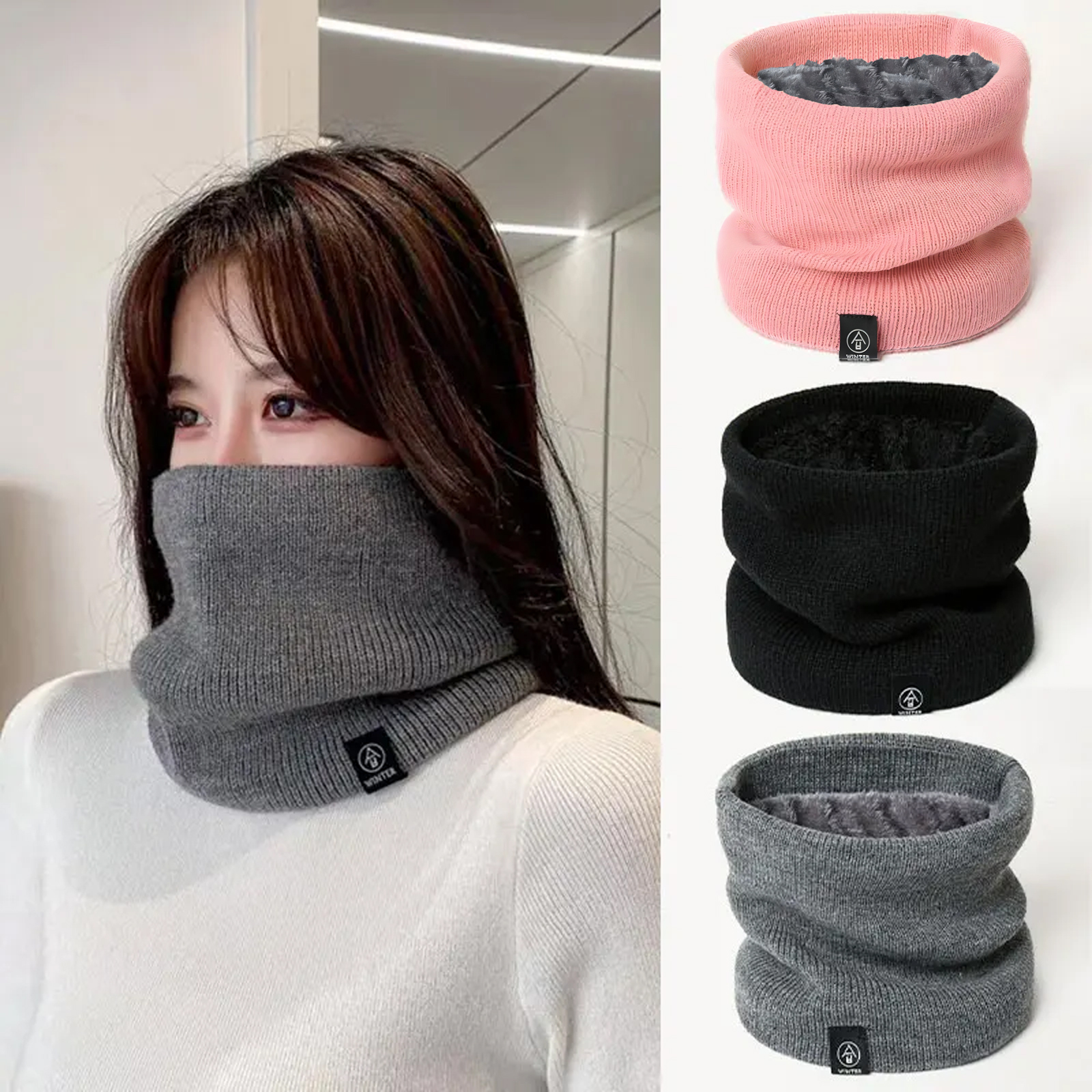 Fashion Women Knitted Scarf So - Wool Scarf Men のレビューと価格