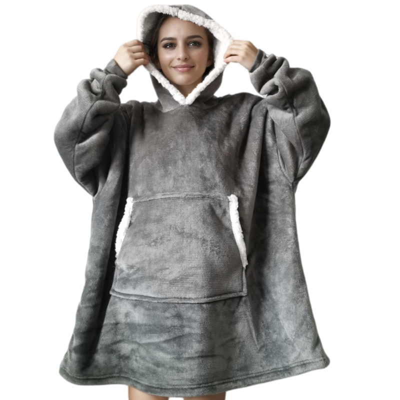 Wearable Adult Super Soft Flan - Sherpa Hoodie Fleece のレビューと価格