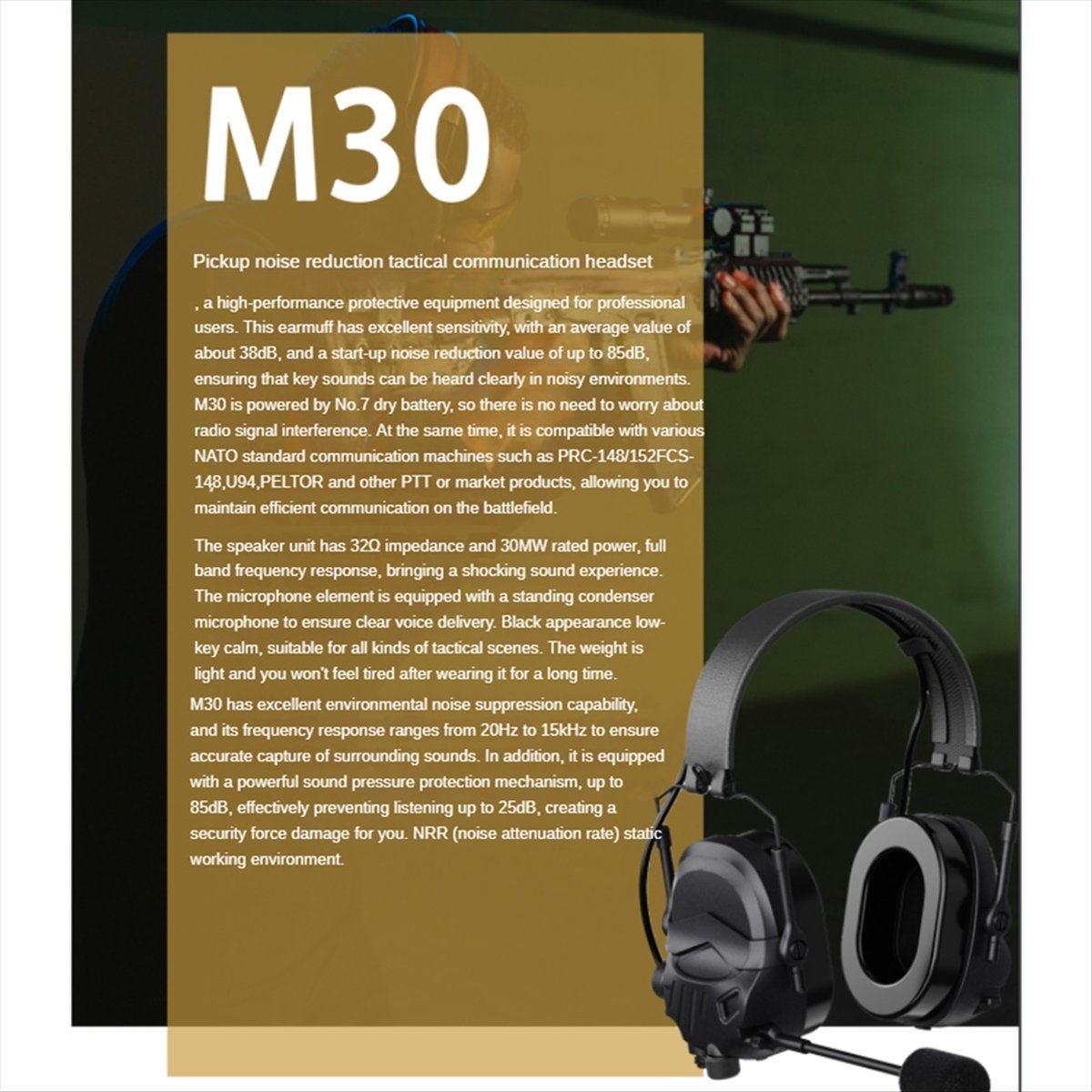 A64I  Headset with Microphone  - Earmuffs Foldable のレビューと価格