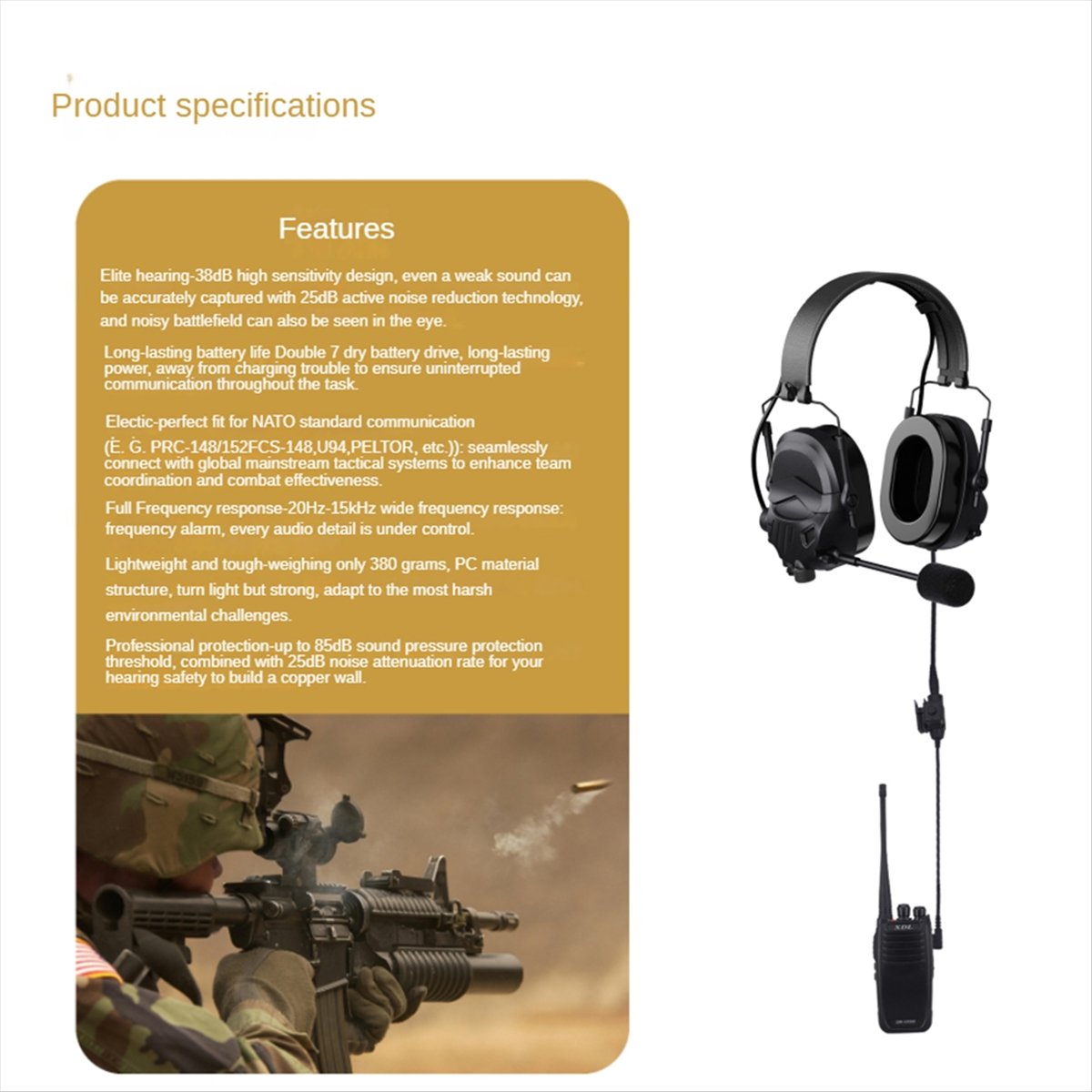 A64I  Headset with Microphone  - Earmuffs Foldable のレビューと価格