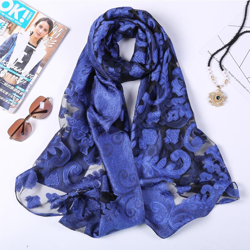 Hot Selling 180*70 Organza Sil - Shawl Wrap Winter のレビューと価格