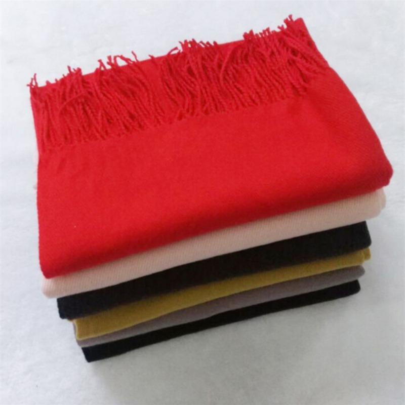 Autumn And Winter Solid Color  - Wool Scarf Men のレビューと価格