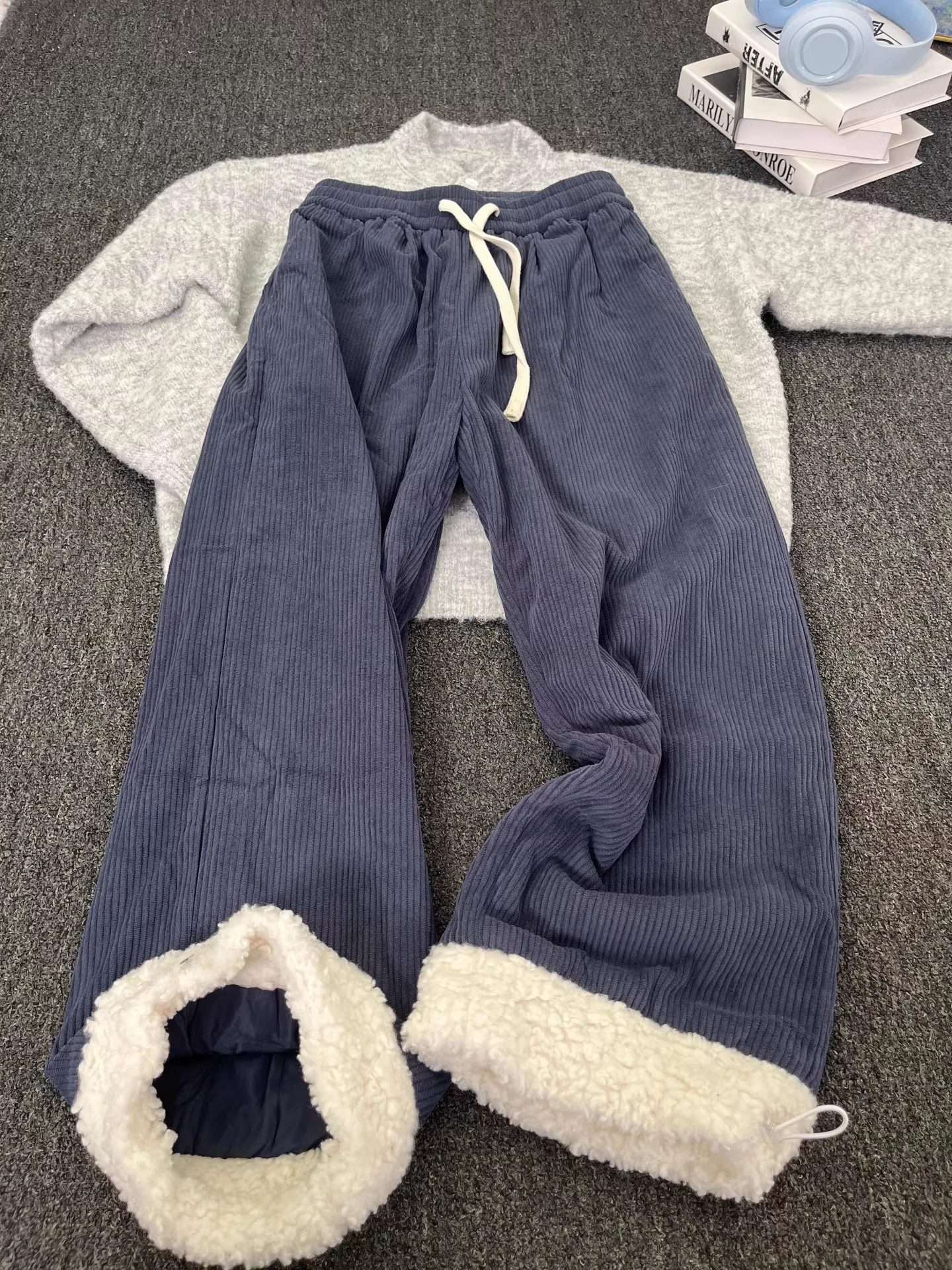 Thiened Winter Snowboard Pants - Corduroy Pant Warm のレビューと価格
