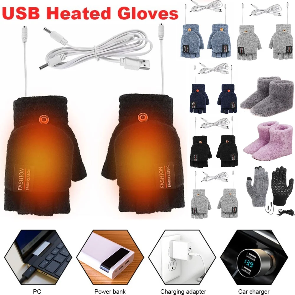 USB Electric Heated Gloves Win - Hand Warmer Electric のレビューと価格