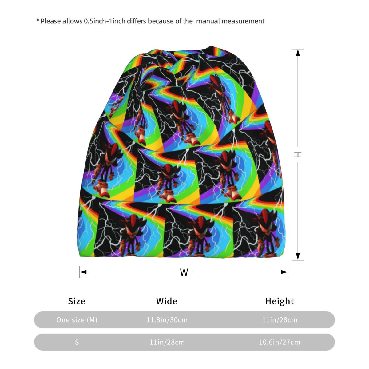 Shadow The Hedgehog Bandana Ne - Knit Beanie Hat Warm のレビューと価格