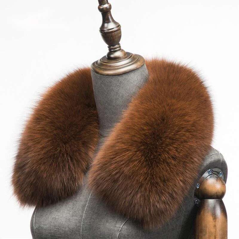 Winter Natural Fox Fur Scarf S - Shawl Wrap Winter のレビューと価格