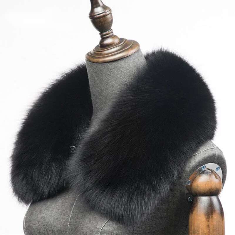 Winter Natural Fox Fur Scarf S - Shawl Wrap Winter のレビューと価格