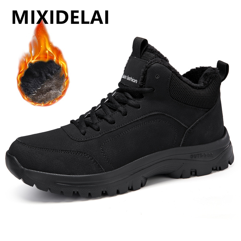 Winter Men's Boots Warm Plush  - Waterproof Winter Boot のレビューと価格
