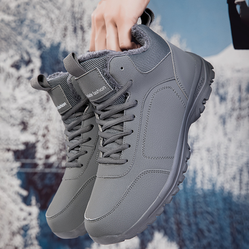 Winter Men's Boots Warm Plush  - Waterproof Winter Boot のレビューと価格