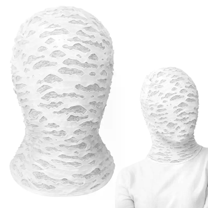 Gothic Punk Distressed Ripped  - Balaclava Ski Mask のレビューと価格