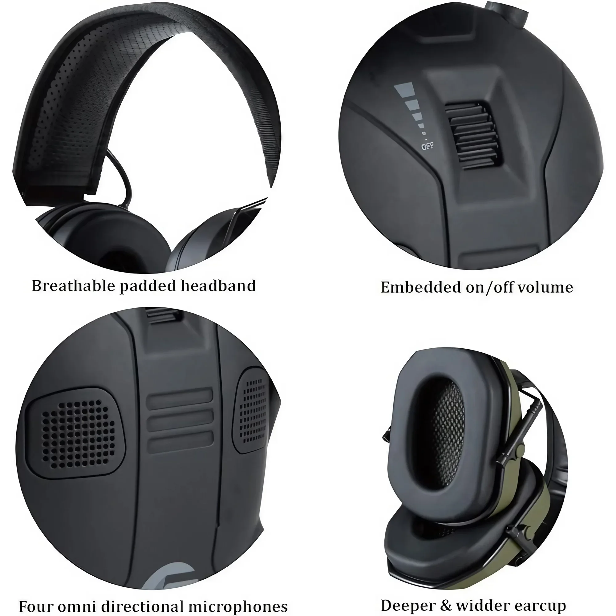 Tactical Foldable Earmuffs 360 - Earmuffs Foldable のレビューと価格