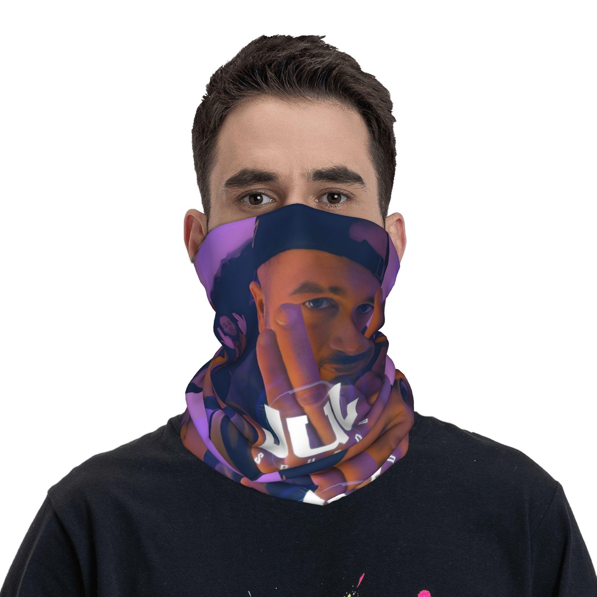 Custom JuL Rap Music Bandana W - Neck Gaiter Fleece のレビューと価格