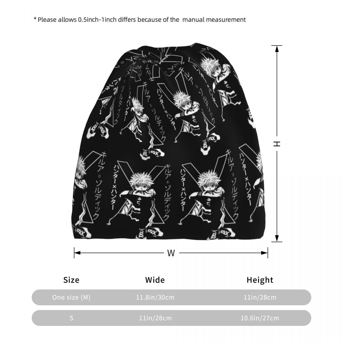 Killua Zoldyck Anime HXH Hunte - Knit Beanie Hat Warm のレビューと価格