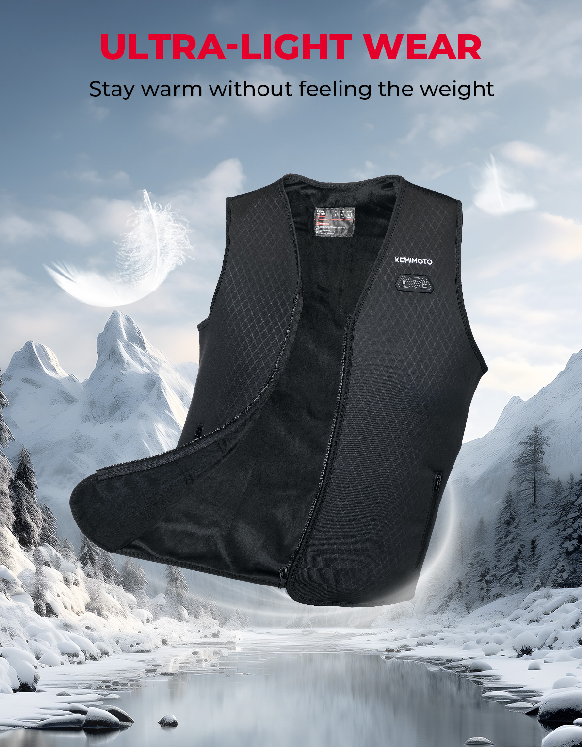Lightweight Heated Vest USB Po - Heated Vest Battery のレビューと価格