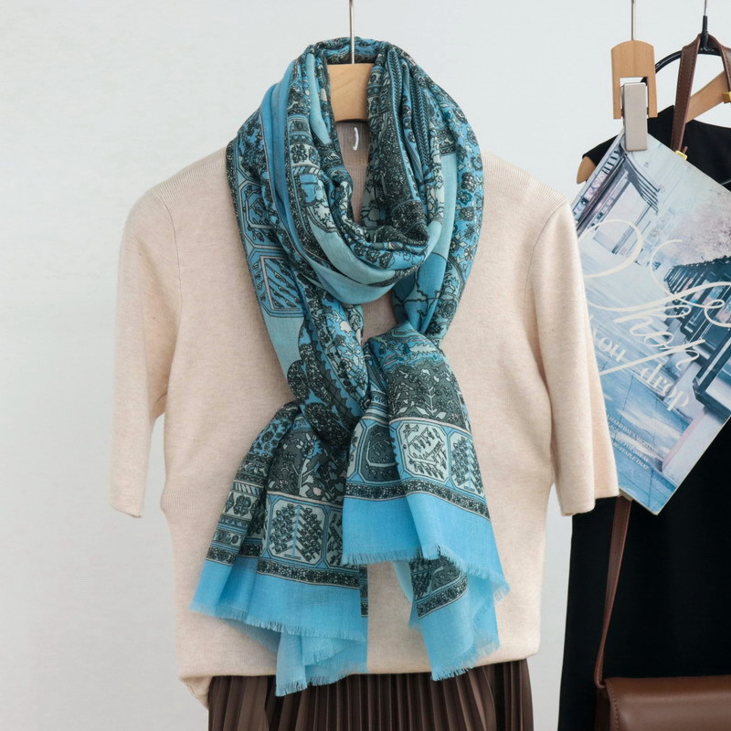 Tassels Long Scarf Luxury Bran - Cashmere Pashmina Wrap のレビューと価格