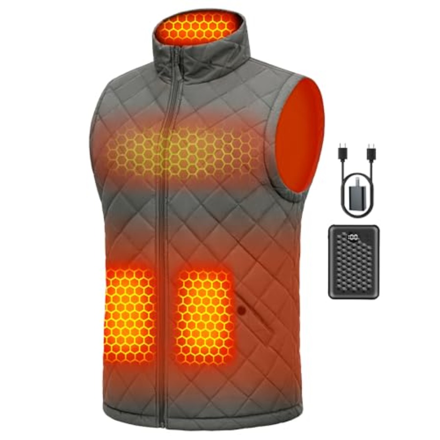 Wulcea Graphene Heated Vest Fo - Heated Vest Battery のレビューと価格