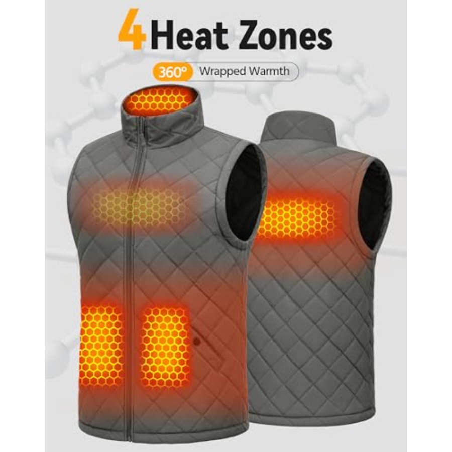 Wulcea Graphene Heated Vest Fo - Heated Vest Battery のレビューと価格